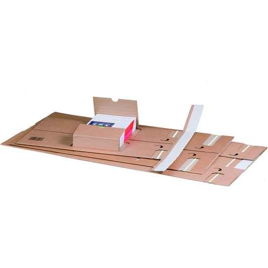 Brievenbus autolockdoos 377 x 257 x 22 mm bruin E-golf