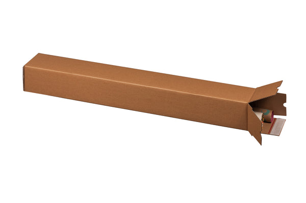 Verzendkoker vierkant 860 x 105 x 105 mm bruin B-golf