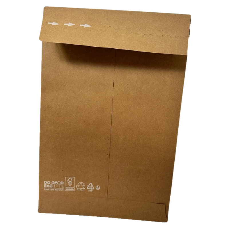 Do Good Bag Lite – lichte papieren verzendzak met scheurperforatie