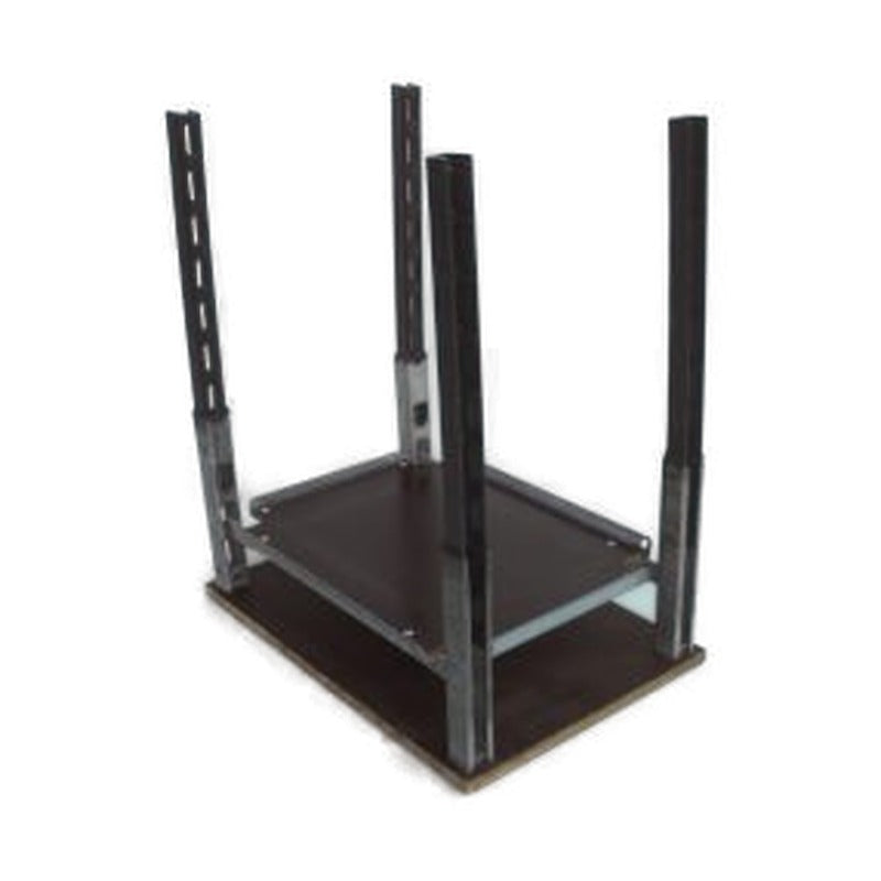 Opzetstuk 3 x 3 x 46 cm zwart