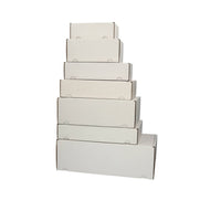 Postdozen wit B-golf – overzicht formaten