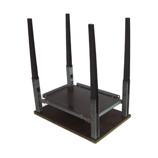Wikkelstok 3 x 3 x 46 cm zwart